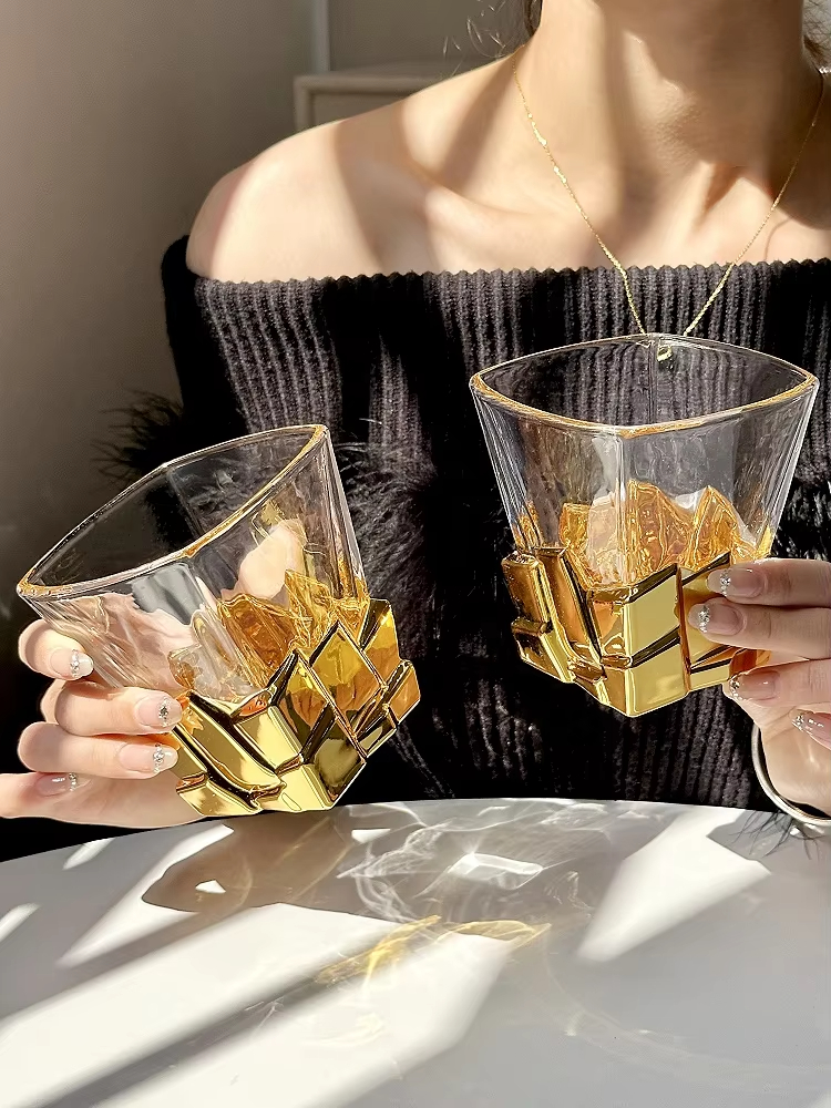 Wine Beer Juice - Creative Light Luxury Space Gold Ice