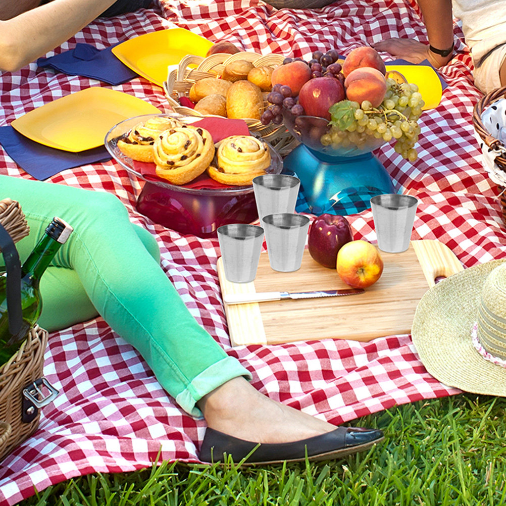Wine Beer Tequila - Portable Wine Cups Stainless Steel Shot
