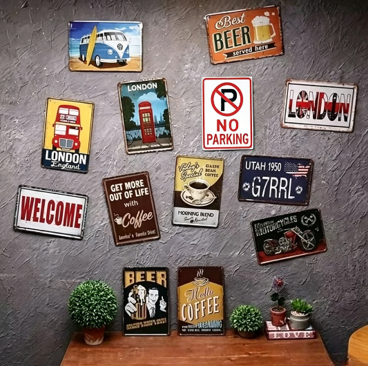 Cats and Wine Vintage Metal Si – Beer Wine Gin Bewertung und Preis