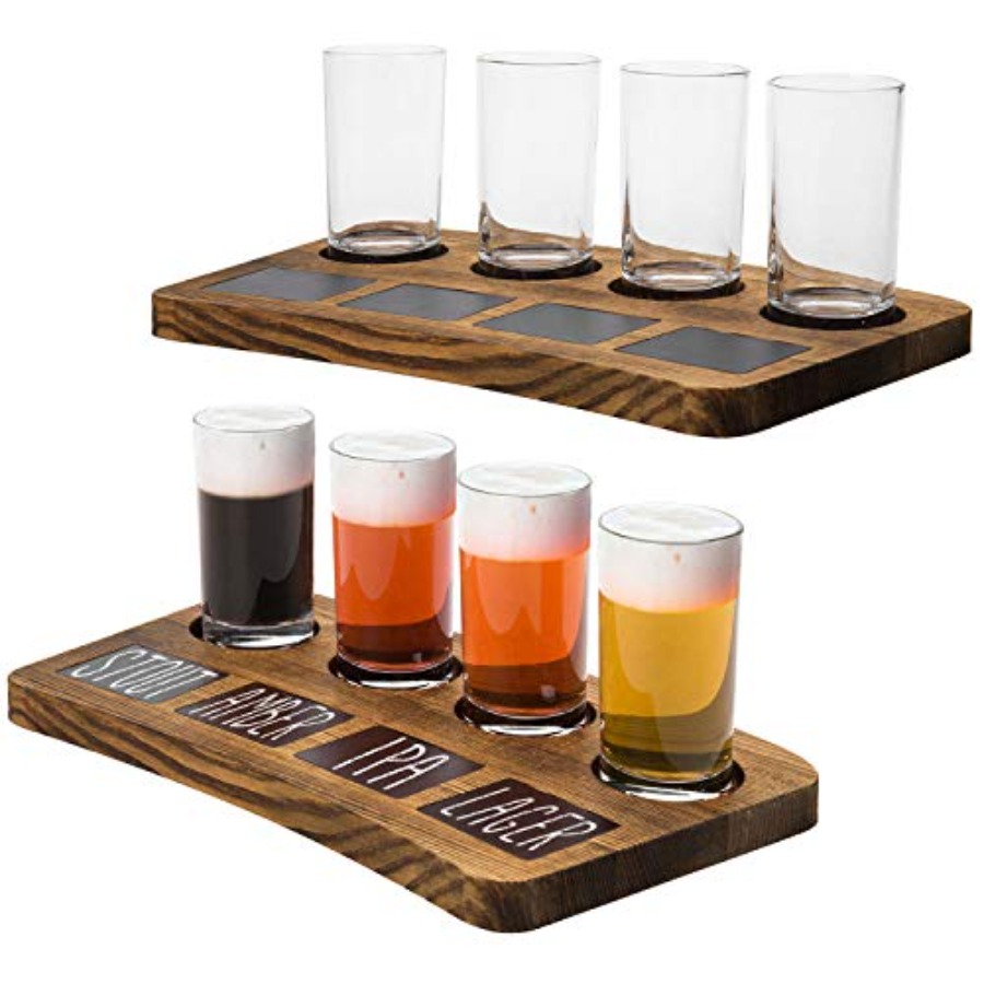 Beer Flight Board Sampler Set  – Beer Flight Set Bewertung und Preis