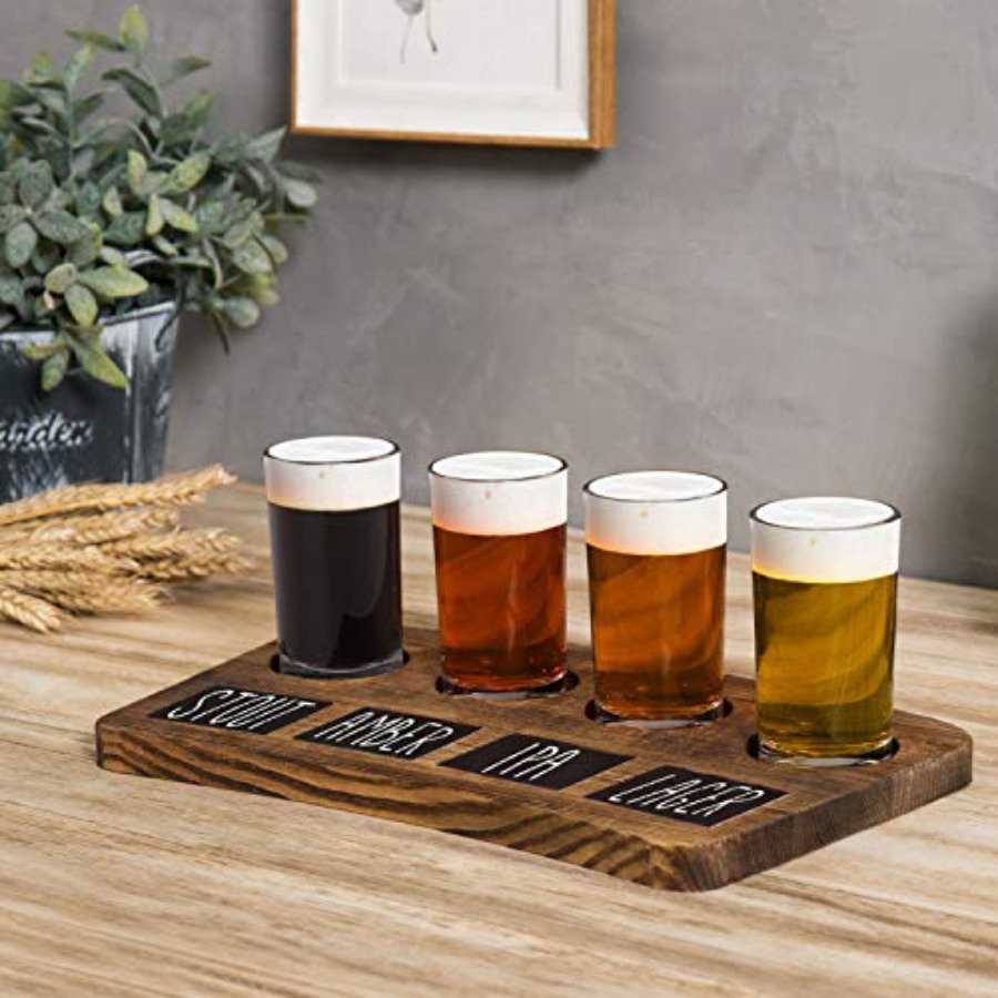 Beer Flight Board Sampler Set  – Beer Flight Set Bewertung und Preis