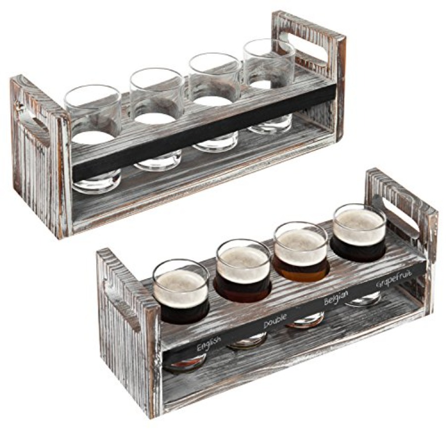 Beer Flight Boards with Glasse – Beer Flight Set Bewertung und Preis