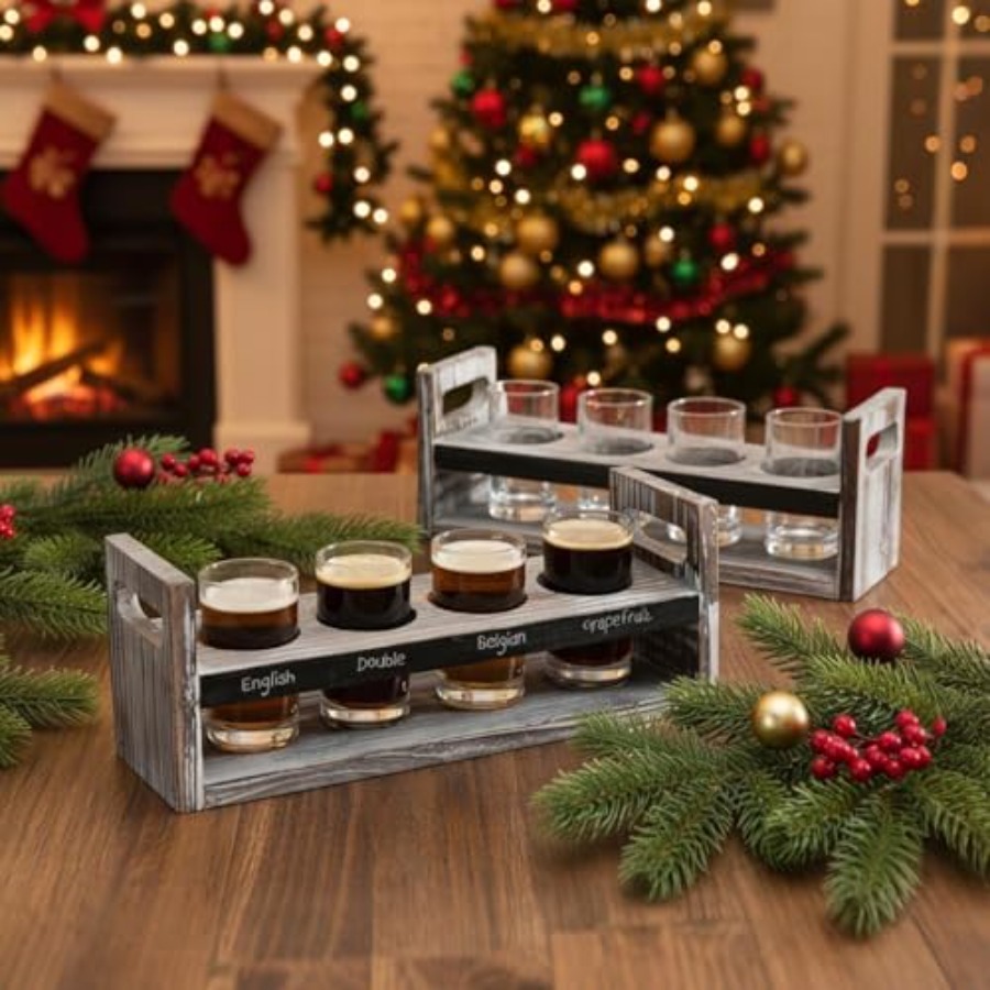 Beer Flight Boards with Glasse – Beer Flight Set Bewertung und Preis
