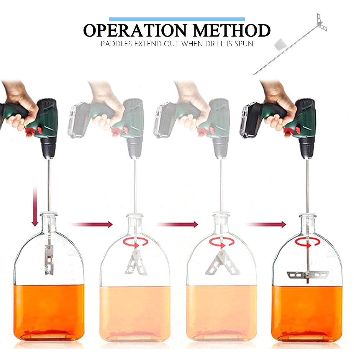 Beer Degassing Stirrer Paddle, – Wine With Beer Mix Bewertung und Preis