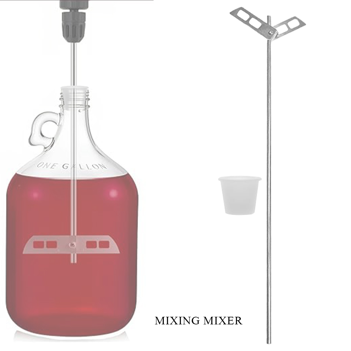 Beer Degassing Stirrer Paddle, – Wine With Beer Mix Bewertung und Preis