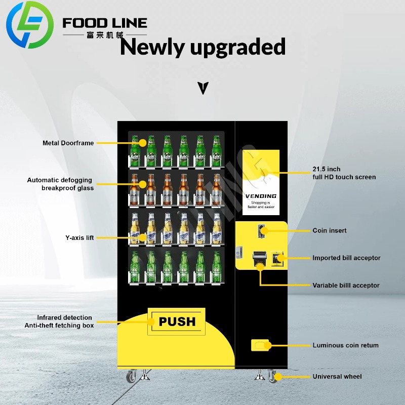 Custom Cold Beer Vending Machi – Wine To Beer Alcohol Bewertung und Preis