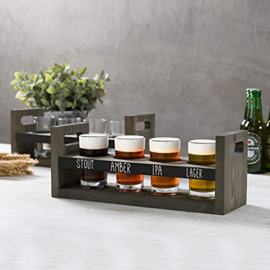 Beer Flight Sampler Tray Set o – Beer Flight Set Bewertung und Preis
