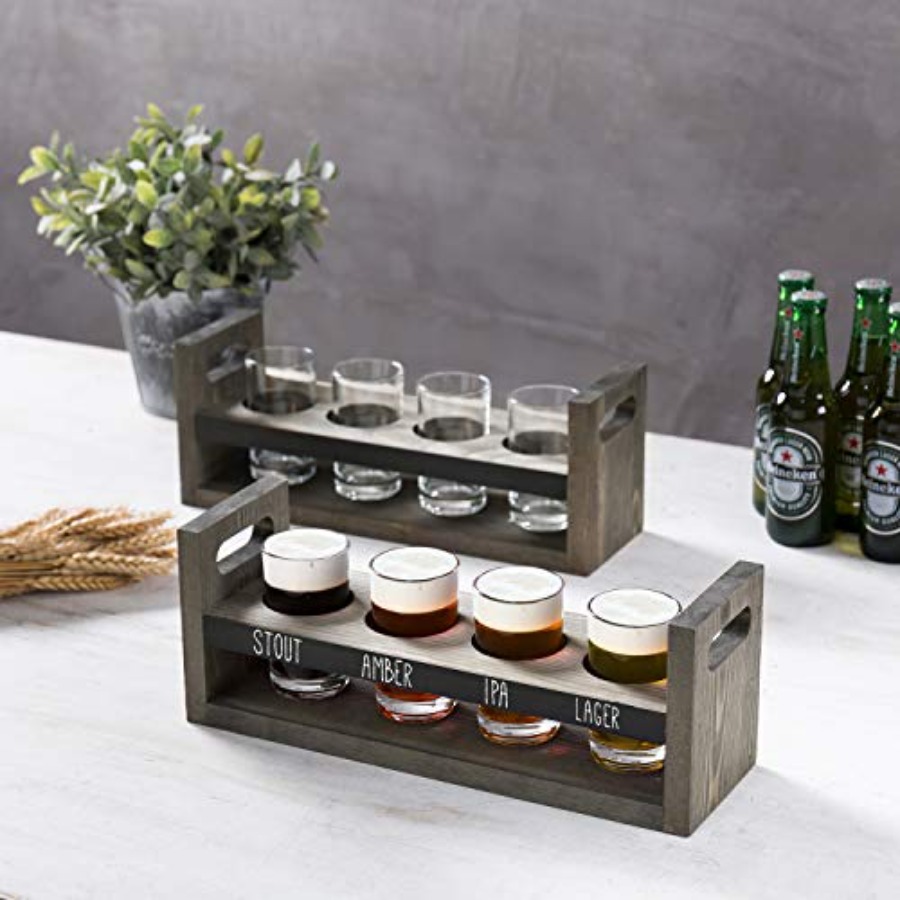Beer Flight Sampler Tray Set o – Beer Flight Set Bewertung und Preis