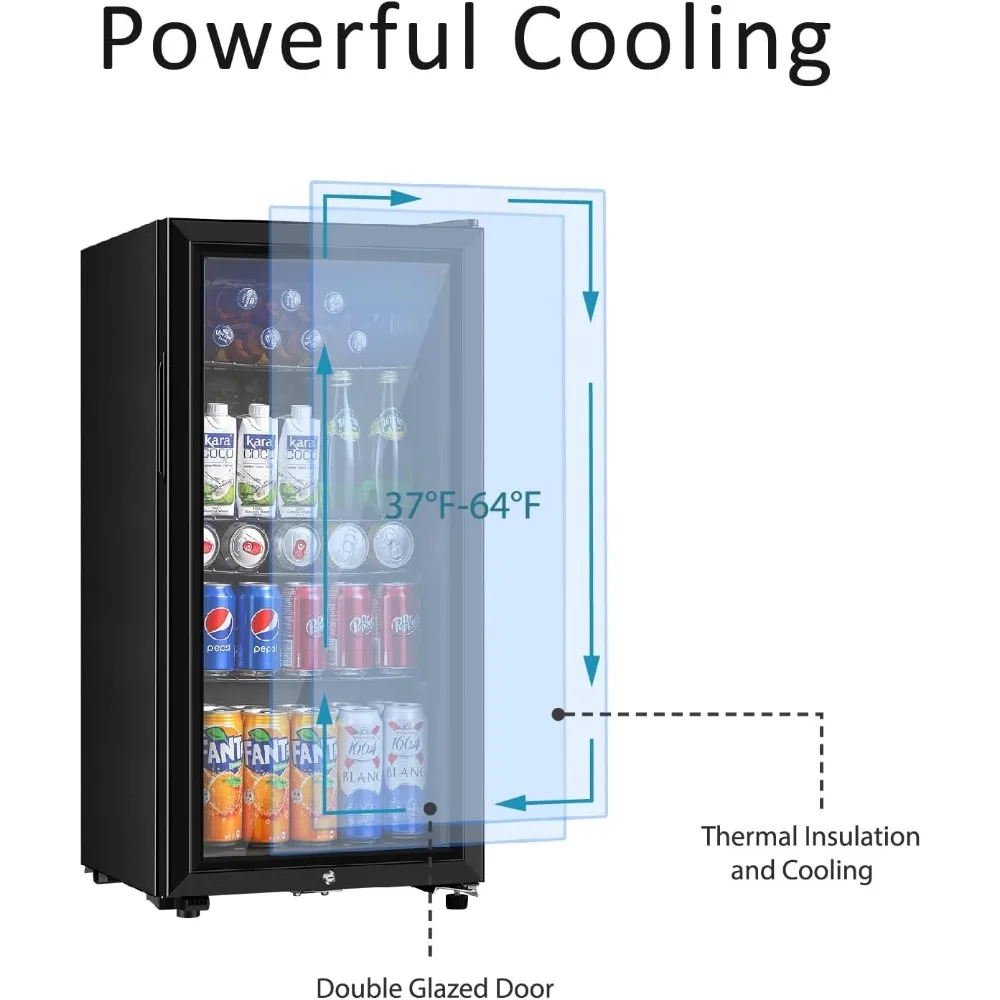Beverage Refrigerator, 3.2 Cu. – Wine Beer Mini Fridge Bewertung und Preis