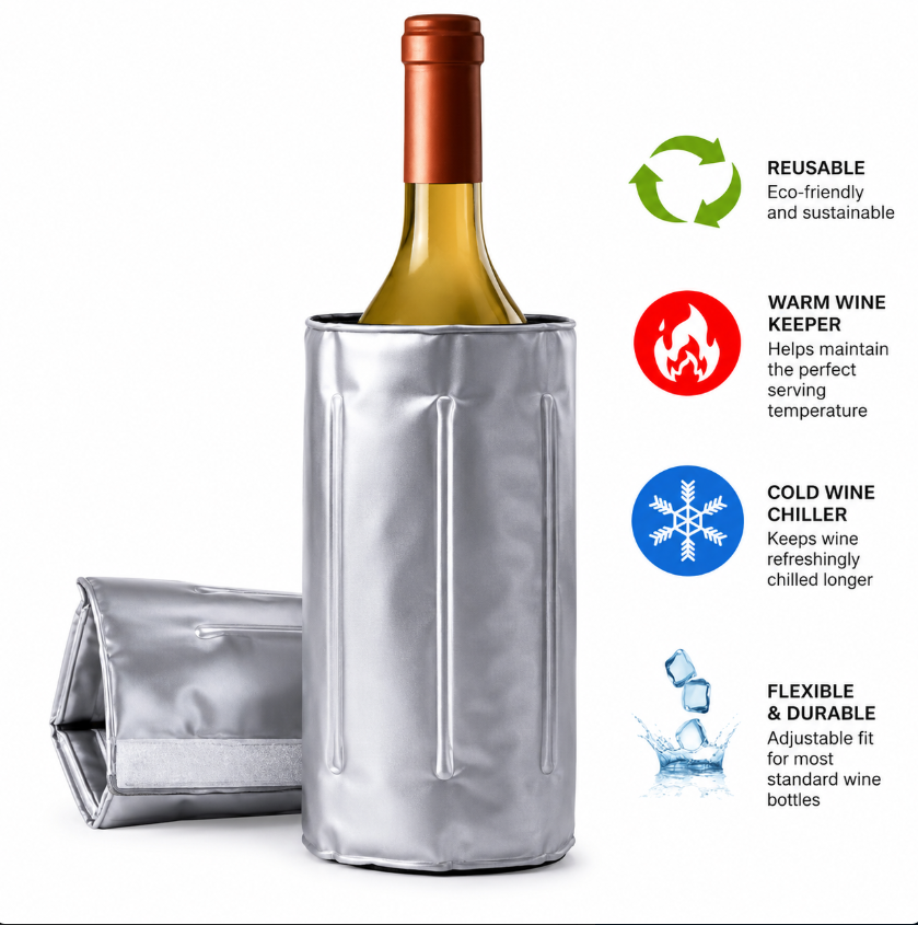 Insulated Wine Cooler Sleeve S – Wine Beer Tequila Bewertung und Preis