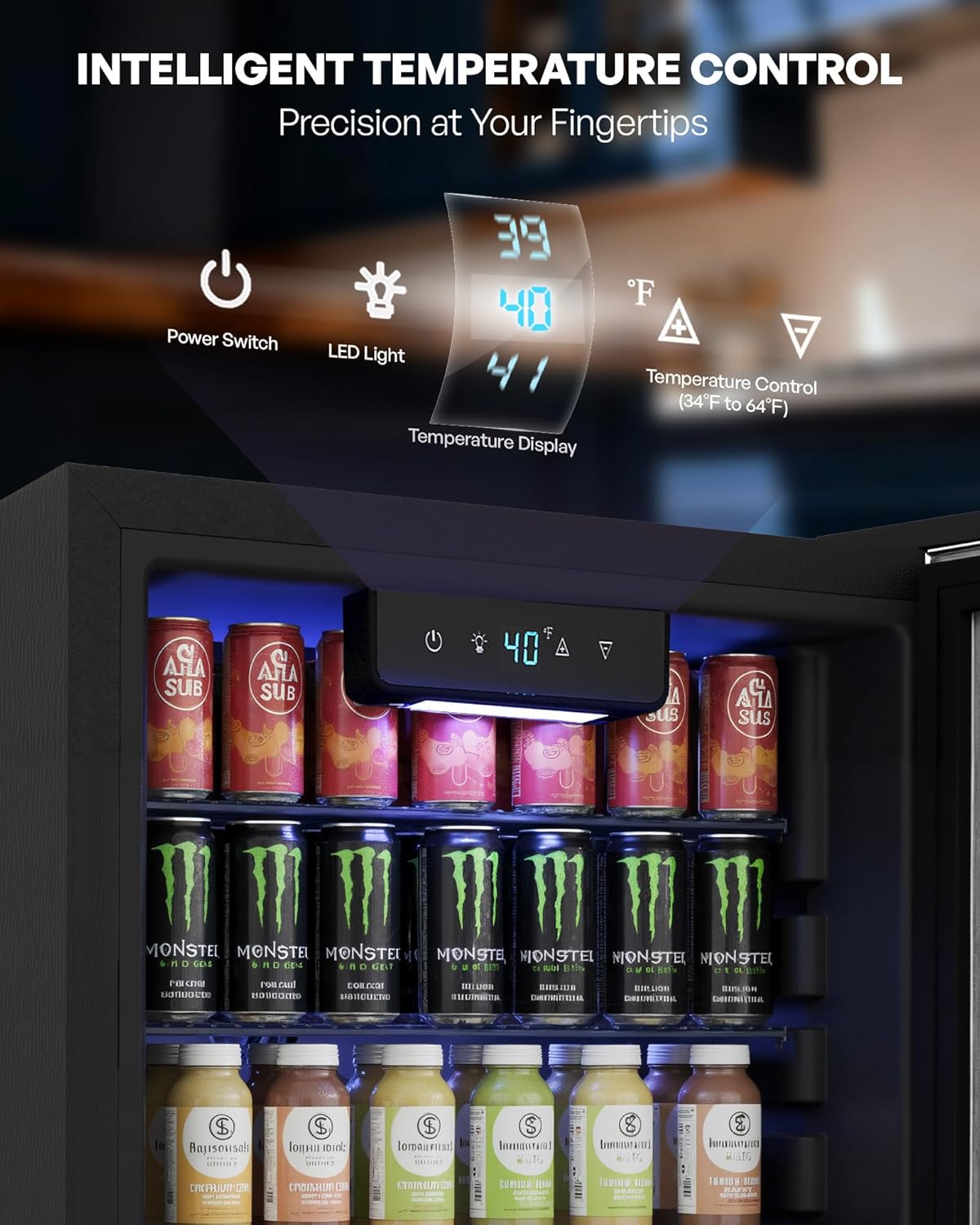 126 Can Mini Fridge with Glass – Wine Beer Mini Fridge Bewertung und Preis