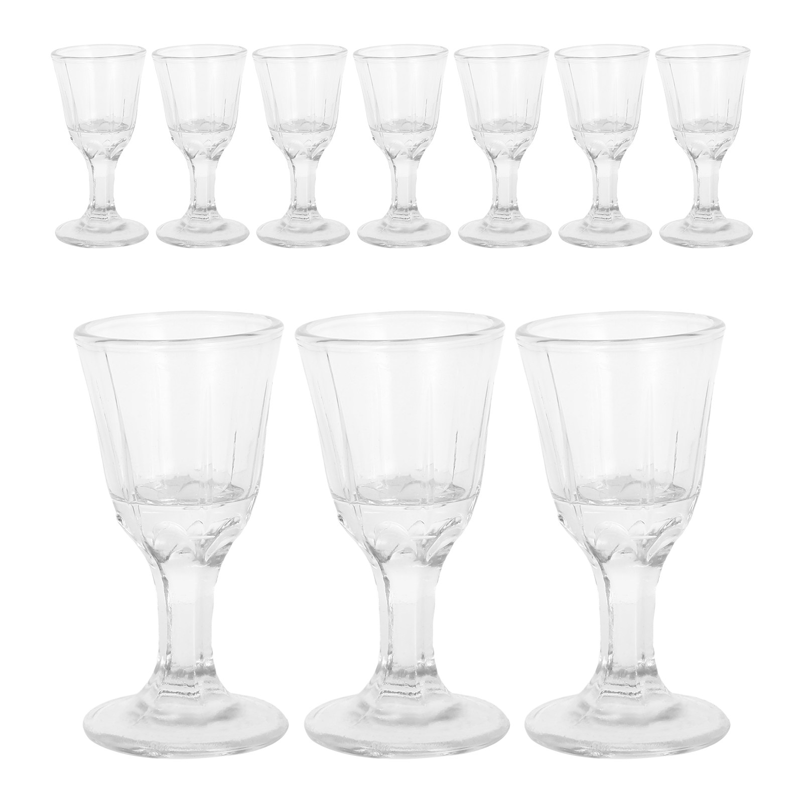 10Pcs Vintage Glass Liquor Cup – Wine Beer Tequila Bewertung und Preis