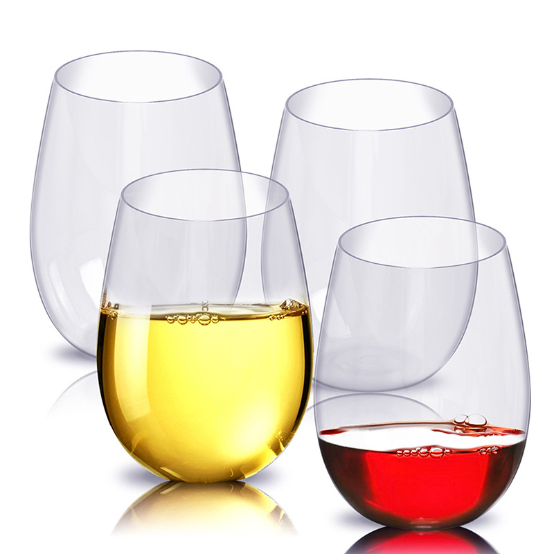 2/4Pcs Shatterproof Plastic Wi – Wine Beer Juice Bewertung und Preis