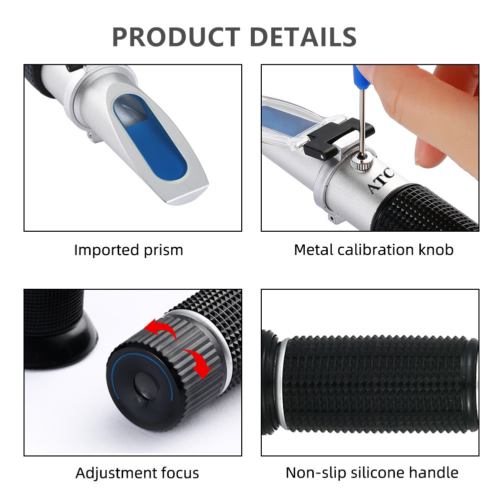 Refractometer 0-32% Brix Beer  – Wine To Beer Alcohol Bewertung und Preis