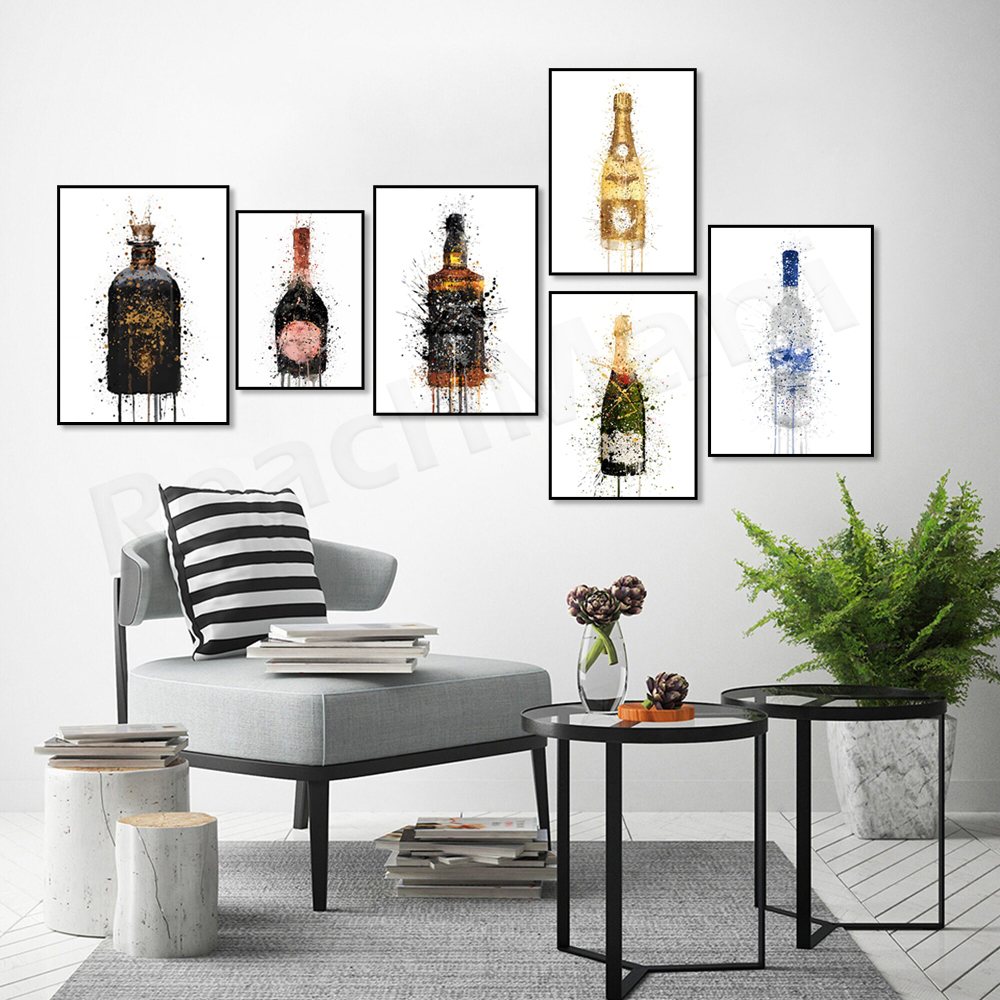 Champagne art poster, beer, gi – Beer Wine Gin Bewertung und Preis