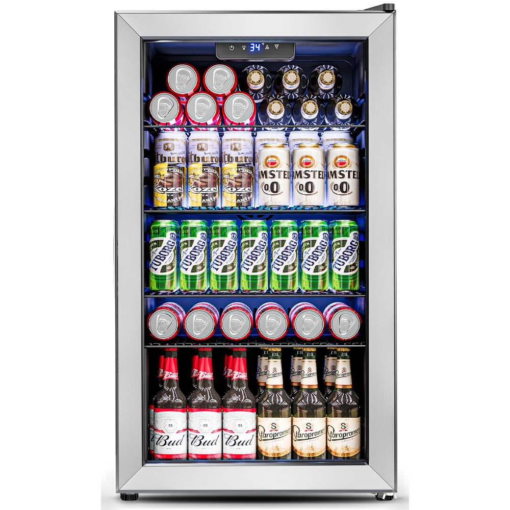 3.2 Cu.Ft Mini Fridge with Gla – Wine Beer Mini Fridge Bewertung und Preis