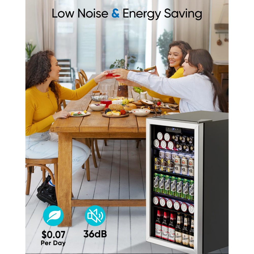 3.2 Cu.Ft Mini Fridge with Gla – Wine Beer Mini Fridge Bewertung und Preis