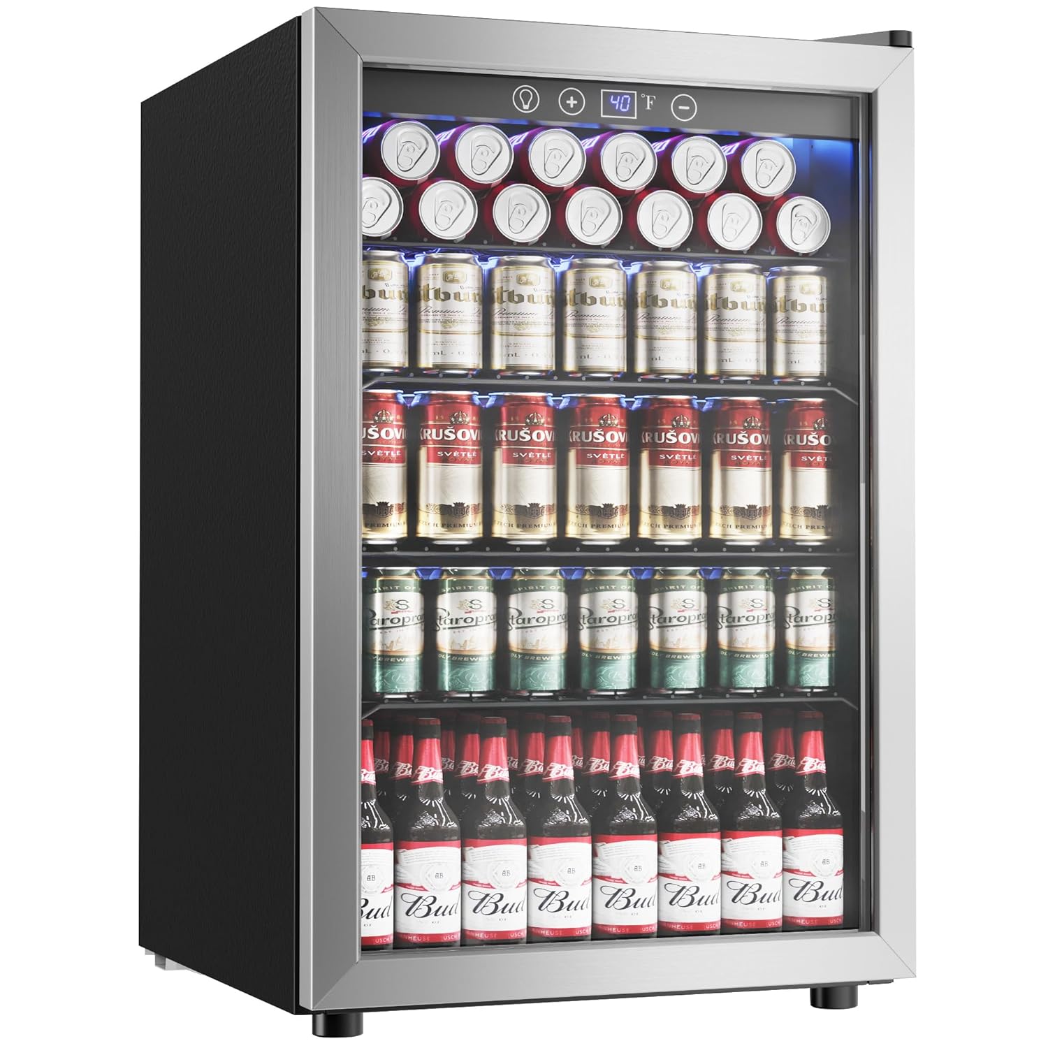 4.5 Cu.ft Beverage Cooler, 145 – Wine Beer Mini Fridge Bewertung und Preis