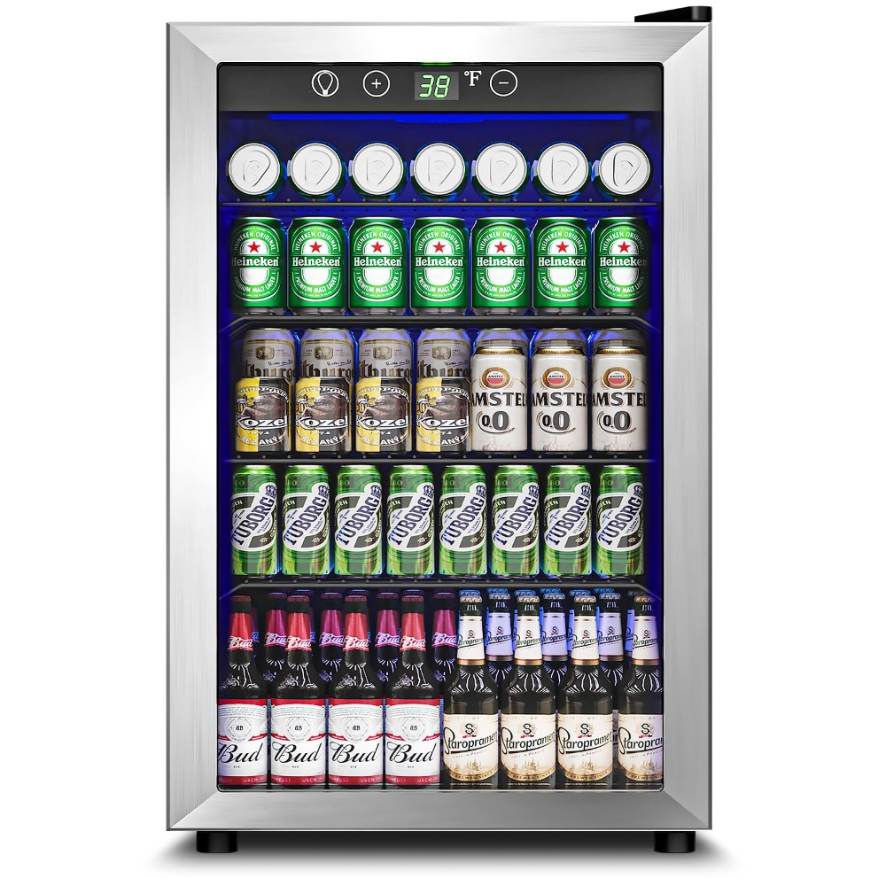 145 Can Mini Fridge Glass Door – Wine Beer Mini Fridge Bewertung und Preis