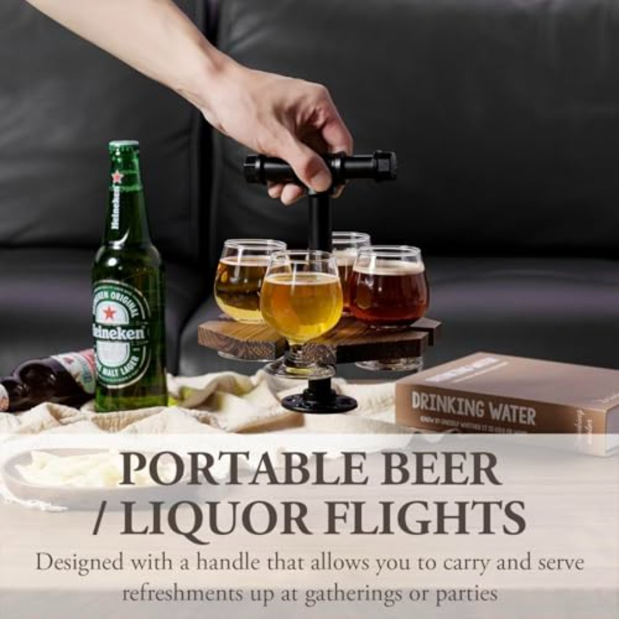 Beer Flight Set with Handle Se – Beer Flight Set Bewertung und Preis