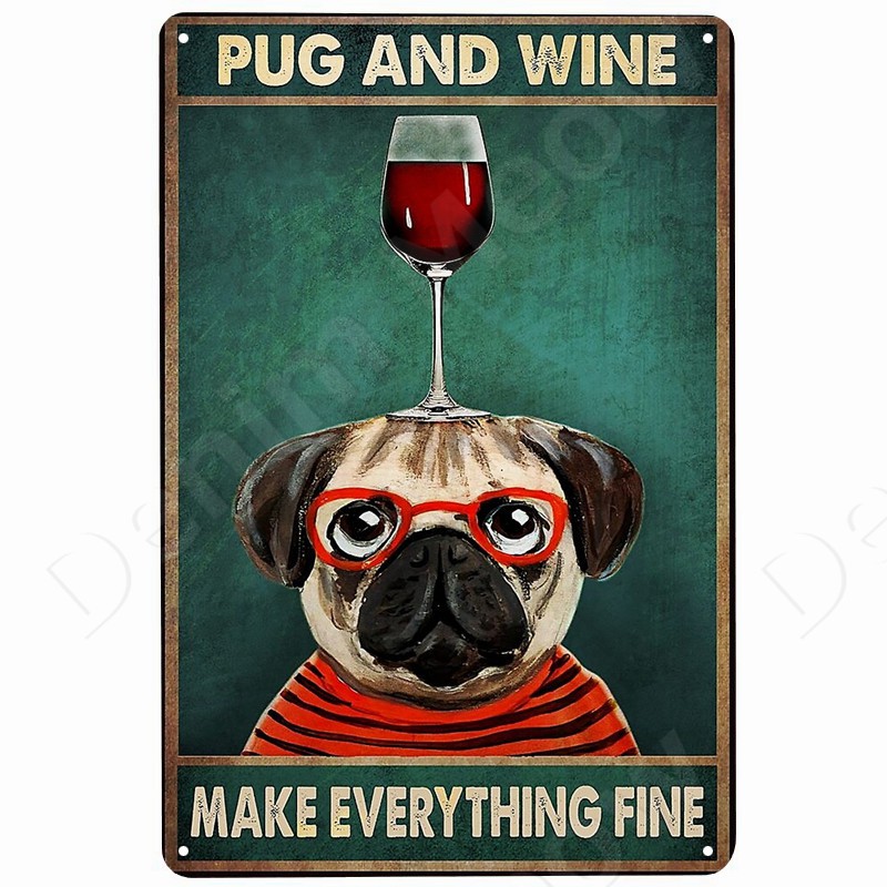 Cats and Wine Vintage Metal Si – Beer Wine Gin Bewertung und Preis