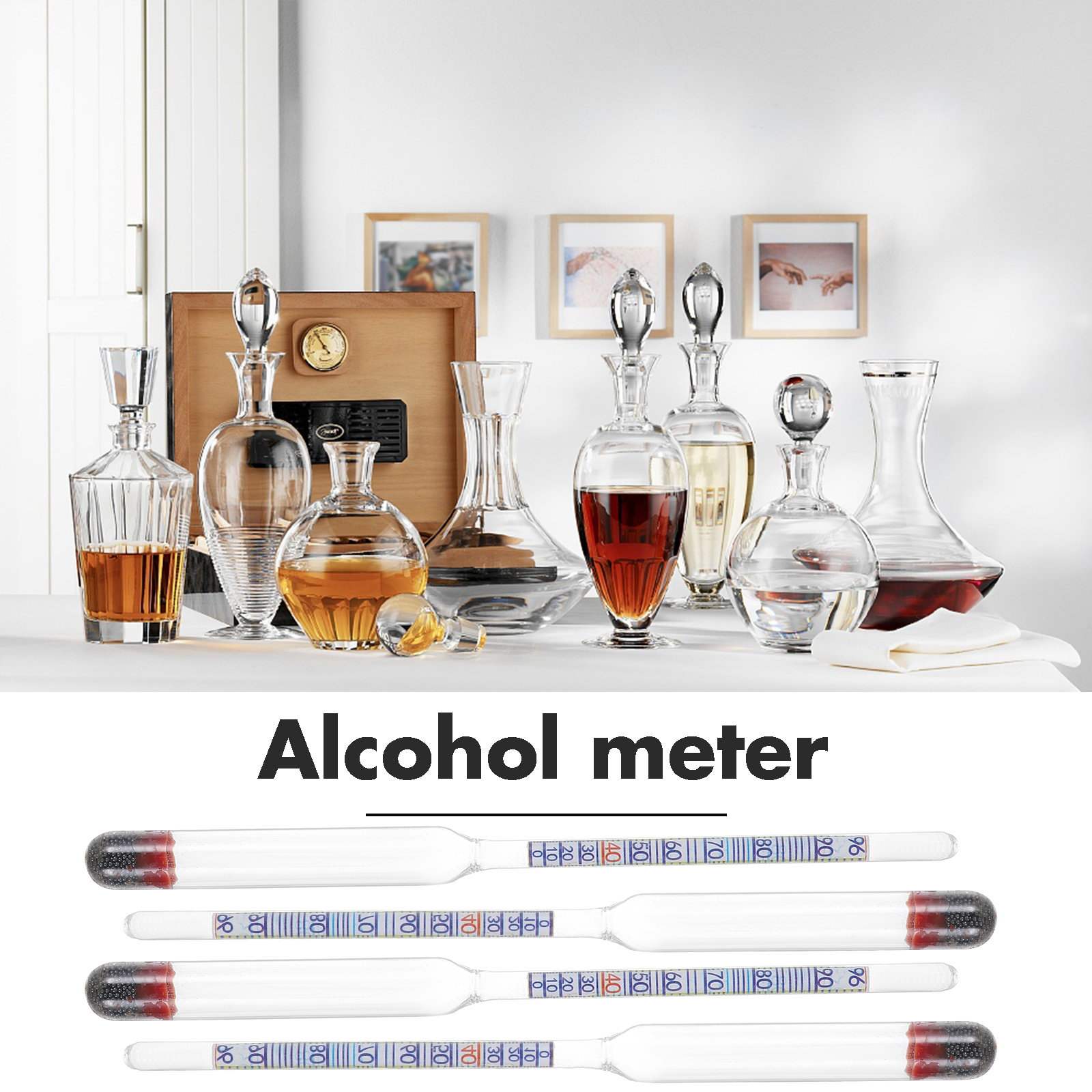 5Pcs Alcohol Meter Glass Hydro – Wine To Beer Alcohol Bewertung und Preis