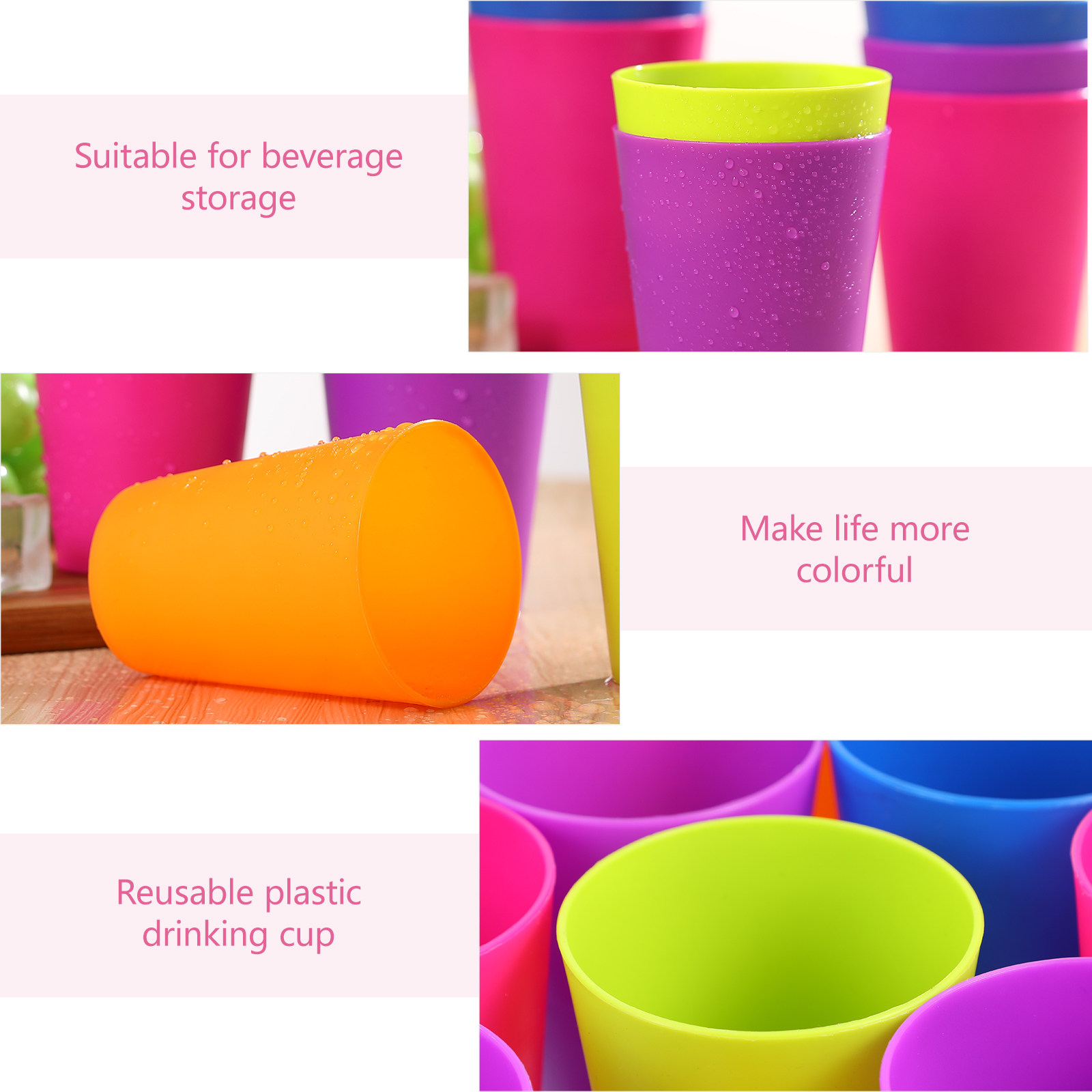 15Pcs Mixed Color Plastic Drin – Wine With Beer Mix Bewertung und Preis