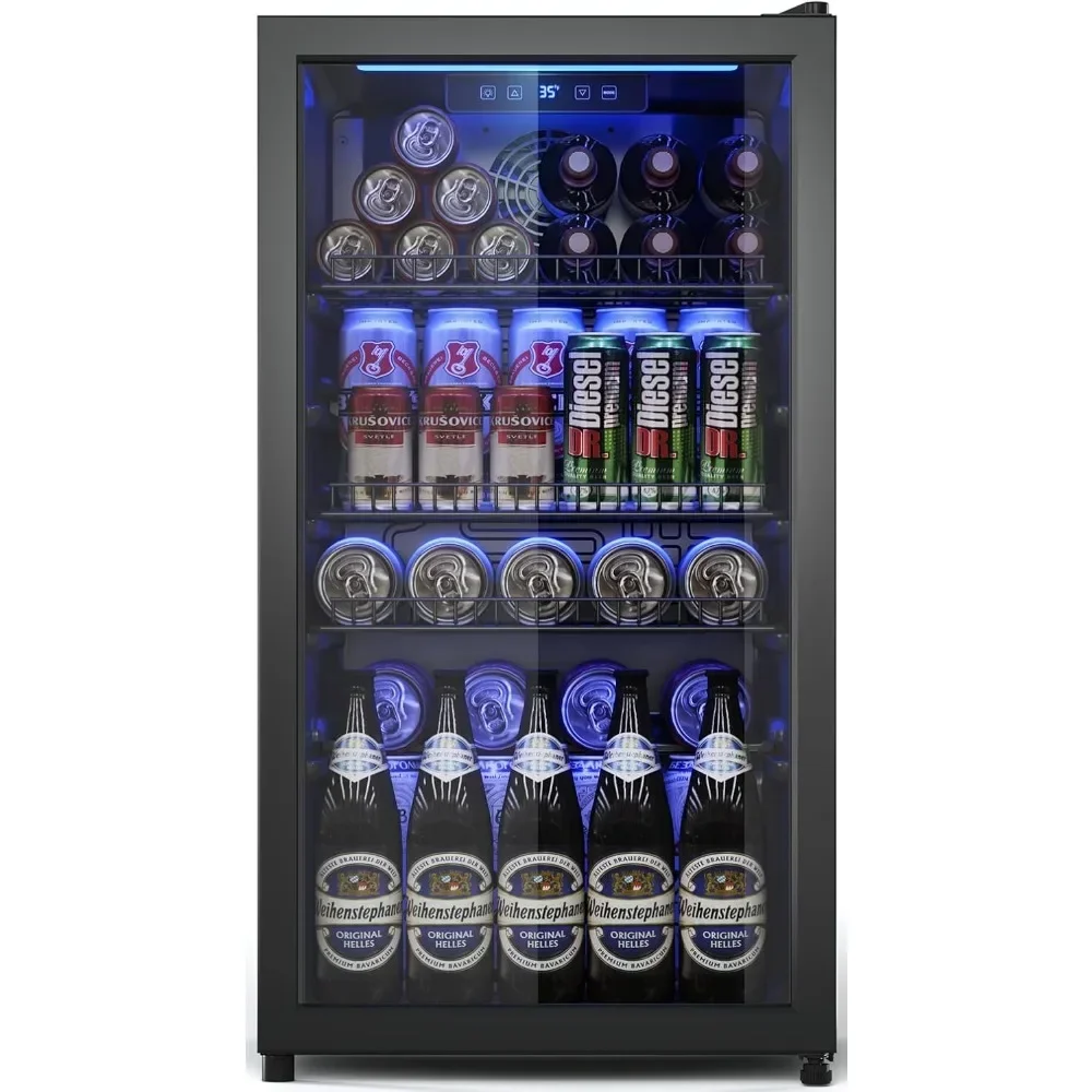Mini Beverage Fridge with Glas – Wine Beer Mini Fridge Bewertung und Preis