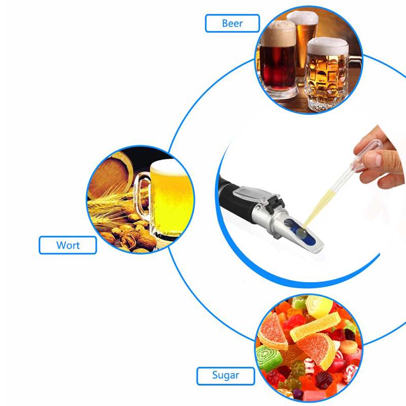 Hand-held Refractometer Single – Wine To Beer Alcohol Bewertung und Preis
