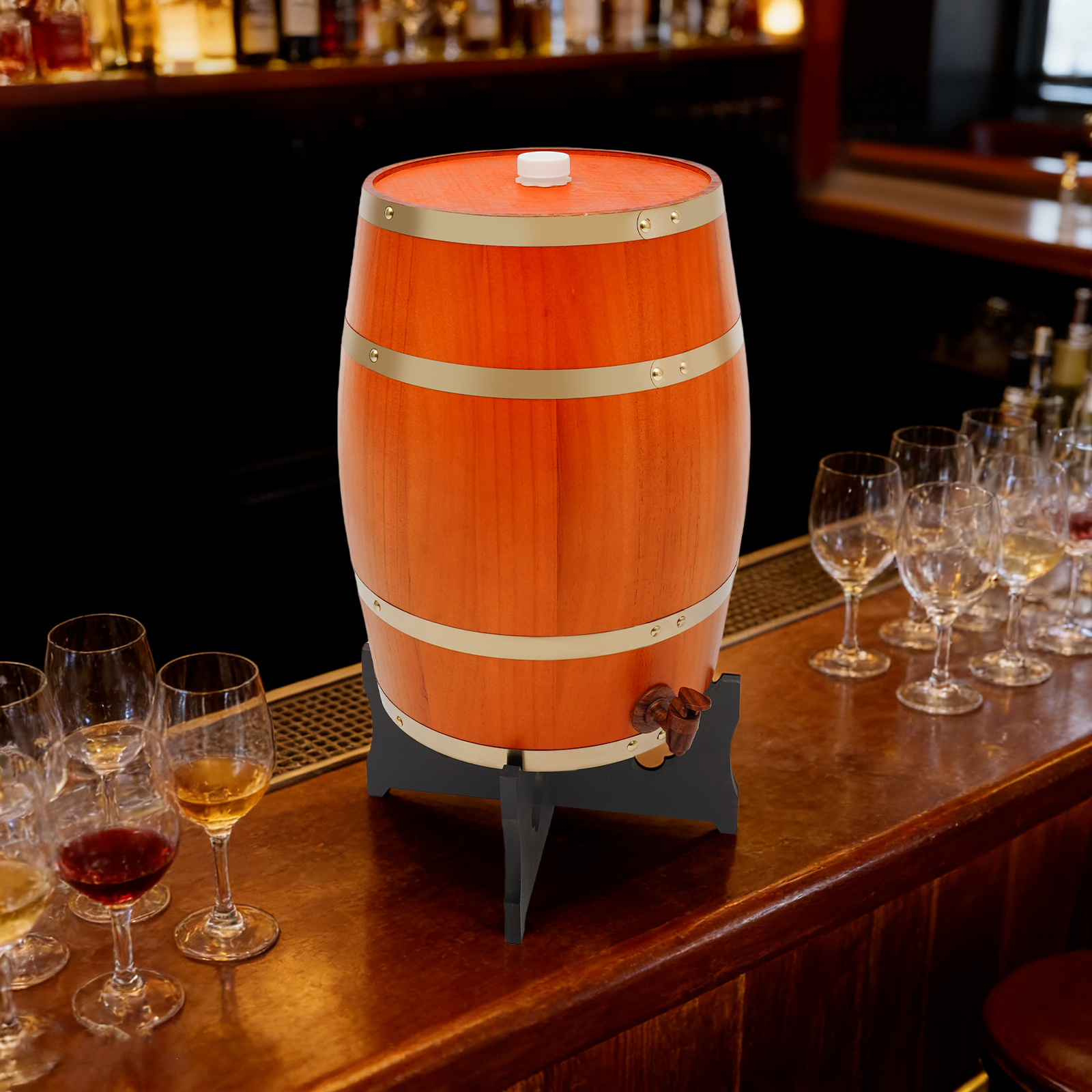 20L/5.28Gal Beige Wine Barrel, – Wine Beer Tequila Bewertung und Preis