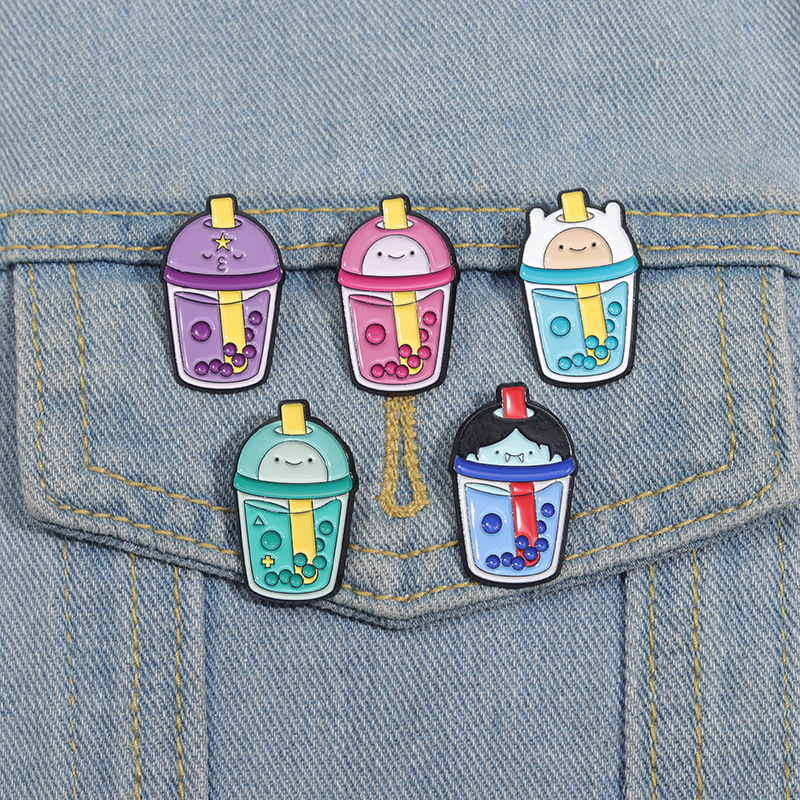 Cartoon Drink Brooch Animal Bu – Wine Beer Juice Bewertung und Preis