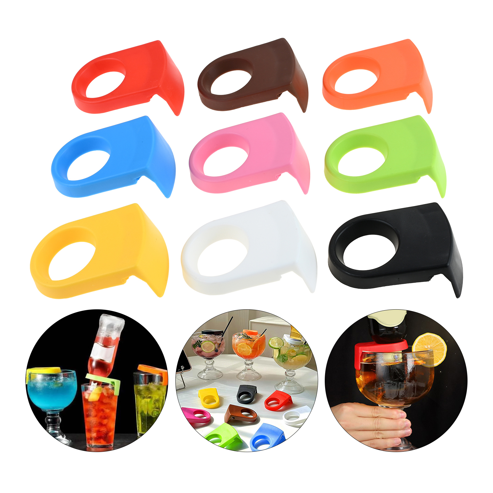 9Pcs Bottle Buckle Holder for  – Wine With Beer Mix Bewertung und Preis