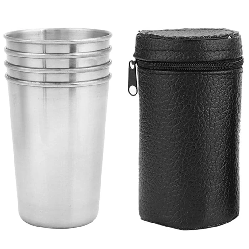 4PCS Stainless Steel Cups 170m – Beer Flight Set Bewertung und Preis