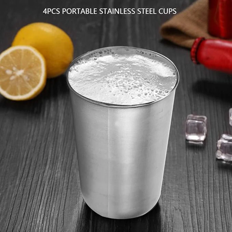 4PCS Stainless Steel Cups 170m – Beer Flight Set Bewertung und Preis
