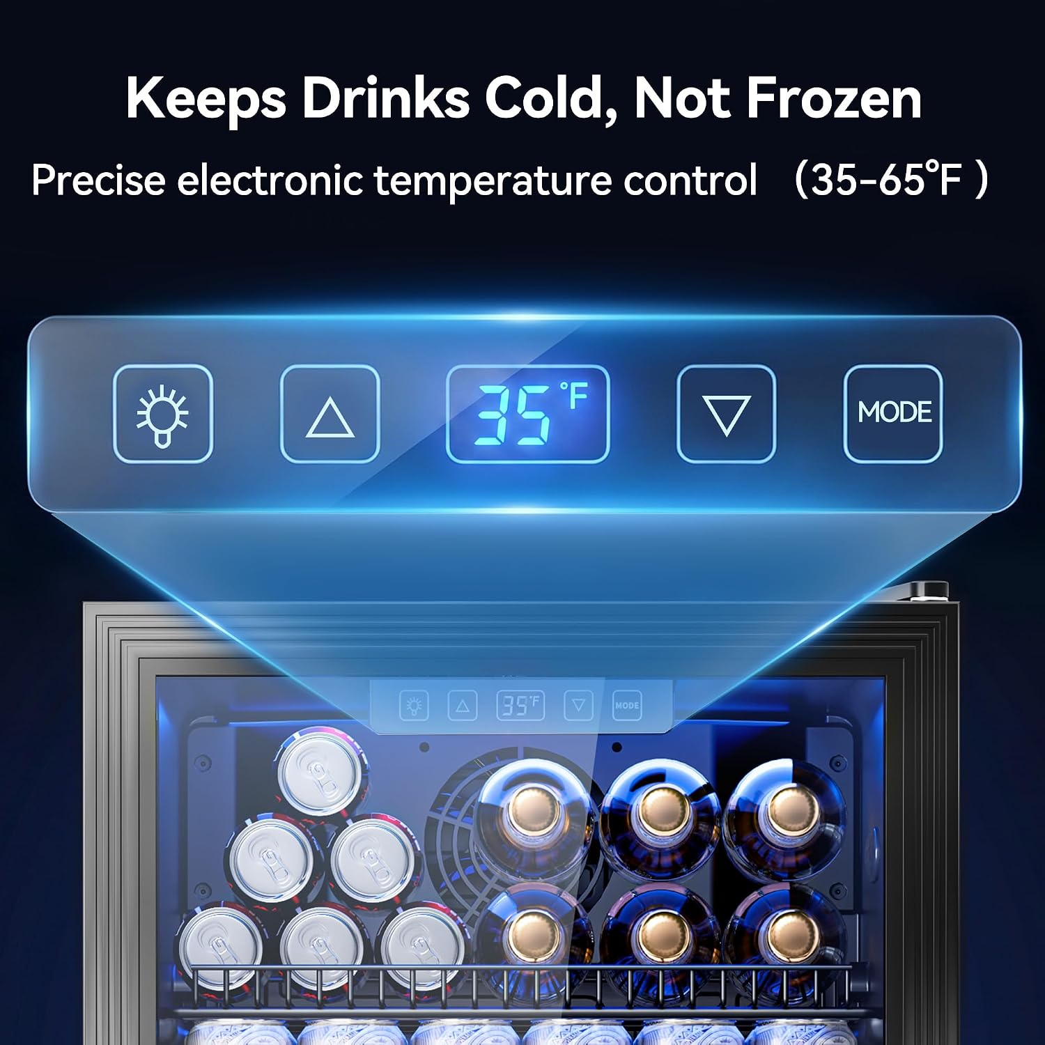 Beverage Fridge, 130 Can Mini  – Wine Beer Mini Fridge Bewertung und Preis