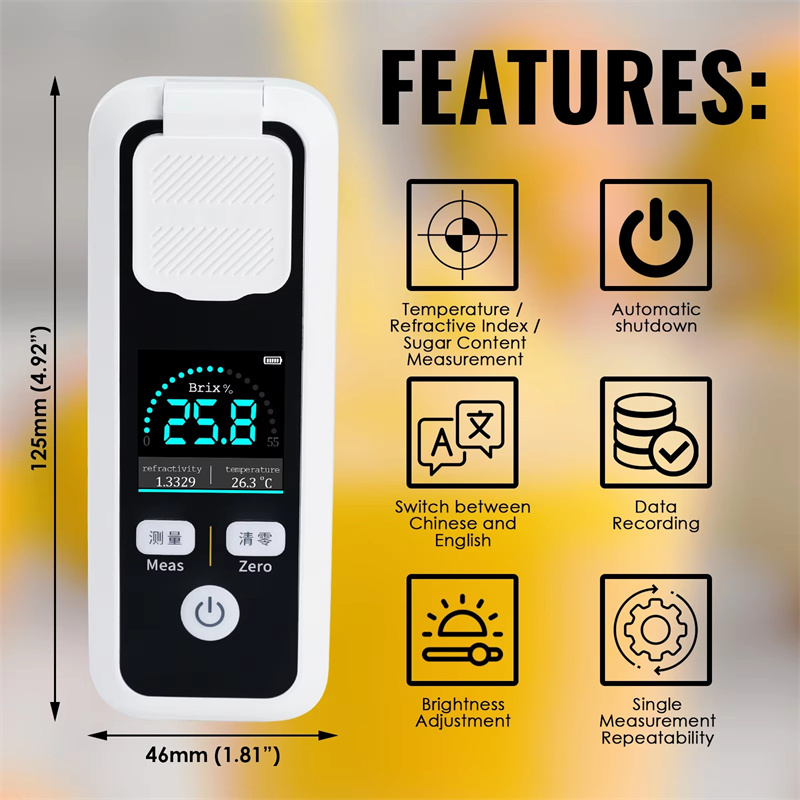 Digital Brix Refractometer Rec – Wine Beer Juice Bewertung und Preis